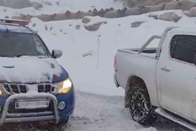 Adıyaman’da dağda mahsur kalan iki çoban ve 800 küçükbaş hayvan kurtarıldı