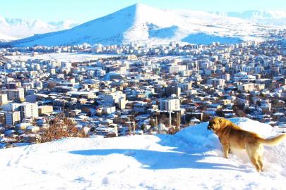 Afşin’de kar sonrası manzara hayran bıraktı