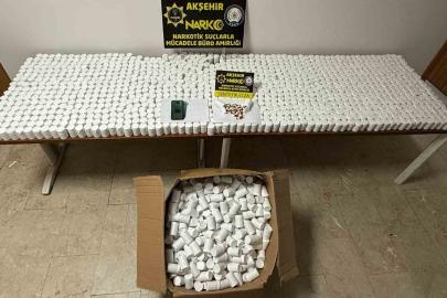 Akşehir’de 10 milyon liralık uyuşturucu operasyonu