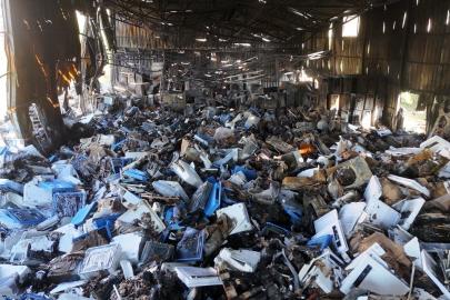 Alanya’da klima deposundaki yangının boyutu gün aydınlanınca ortaya çıktı