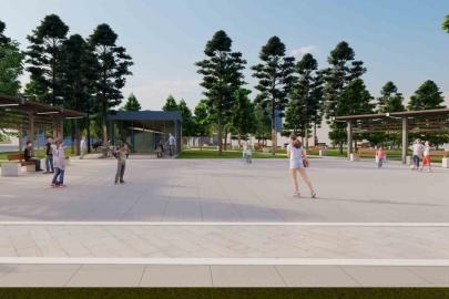 Alanyurt meydan düzenlemesi için çalışmalar başladı