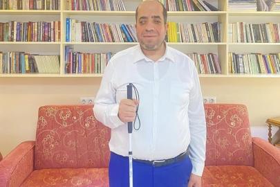 Altı Nokta Körler Derneği Aydın Şube Başkanı Özen: "Beyaz baston özgürlüktür"