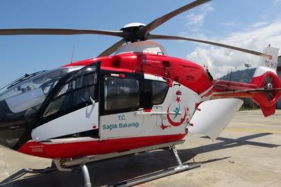 Ambulans helikopter geçen yıl 299 hasta için havalandı