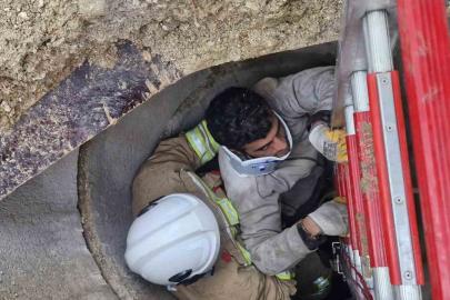 Antakya’da kuyuya düşen vatandaş yaralandı