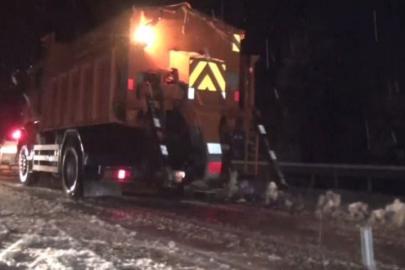 Antalya-Konya karayolunda kar yağışı başladı