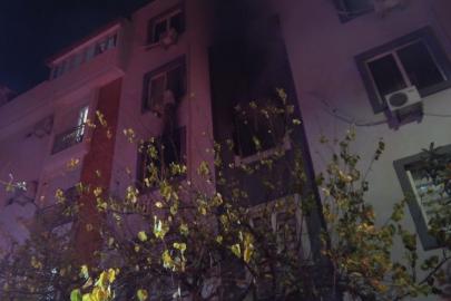 Antalya’da apartman dairesinde çıkan yangın korkuttu