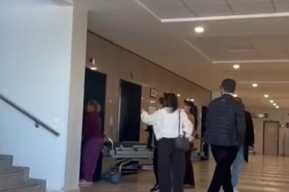 Asansör görevlisiyle hasta yakını arasında ’hasta asansörü’ tartışması
