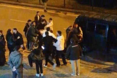 Asker eğlencesinde yumruklar havada uçuştu