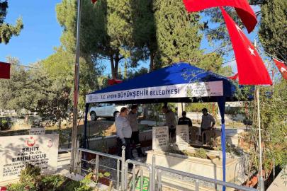 Aydın Büyükşehir Belediyesi’nden mezarlıklarda yoğun çalışma