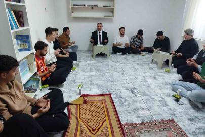 Aydın il genelindeki yurtlarda Miraç Kandili programları düzenlendi