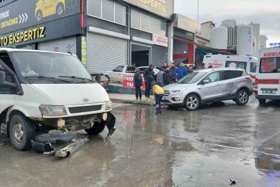 Bafra’da trafik kazası: 3 yaralı