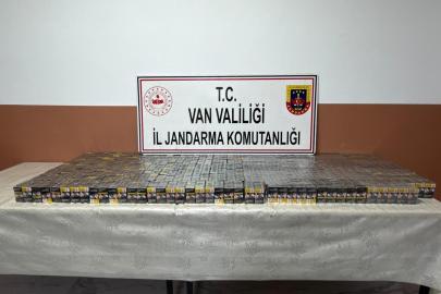 Başkale’de bin 540 paket gümrük kaçağı sigara ele geçirildi