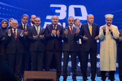 Başkan Büyükkılıç, Cumhurbaşkanı Erdoğan ile 30 Bin km Bölünmüş Yol Töreni’nde görüştü