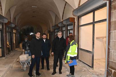 Başkan Görgel: "Tarihi Kapalı Çarşı’mızın restorasyonu tamamlanıyor"