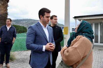 Başkan Mandalinci saha ziyaretlerine devam ediyor