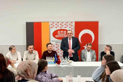 Başkan Tatık, Almanyada yaşayan gurbetçilerle bir araya geldi