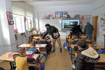 Başkan Yalçın’dan kış gününde yürek ısıtan destek