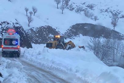 Batman’da köyde mahsur kalan hasta 7 saatlik çalışma ile kurtarıldı