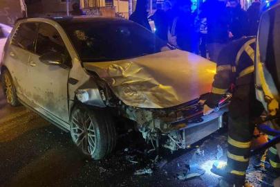 Batman’da trafik kazası güvenlik kamerasına yansıdı