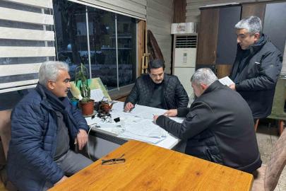 Battalgazi Belediyesi gece boyu sahadaydı