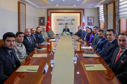 Bayburt’ta güvenlik ve asayiş tedbirleri masaya yatırıldı