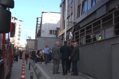 Bayrampaşa Kaymakamlığı’nda yangın paniği: Çalışanlar tahliye edildi