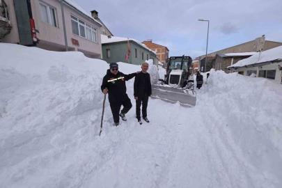 Bektaş Yaylası’nda kar kalınlığı 2,5 metreyi buldu