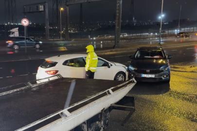 Beylikdüzü E-5’te iki araç çarpıştı: 1 yaralı