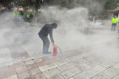 Bilecik Polis Evi’nde afet ve yangın farkındalık eğitimi