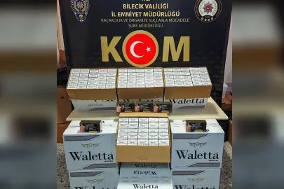 Bilecik'te 100 bin bandrolsüz makaron ele geçirildi