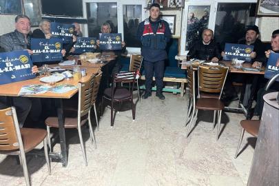 Bilecik’te jandarmadan köy halkına asayiş ve güvenlik bilgilendirmesi