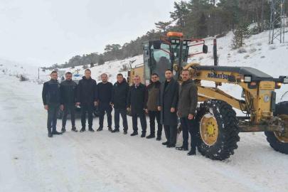 Bilecik’te karla mücadele çalışmaları yerinde incelendi