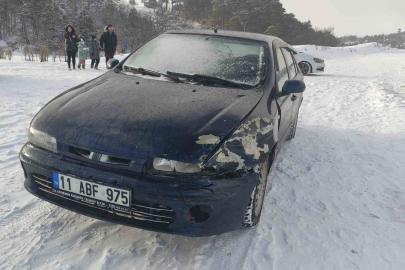 Bilecik’te kontrolden çıkan otomobil kazaya sebep oldu: 1 yaralı