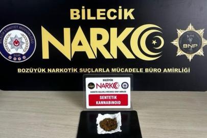Bilecik’te sentetik kannabinoid ele geçirildi