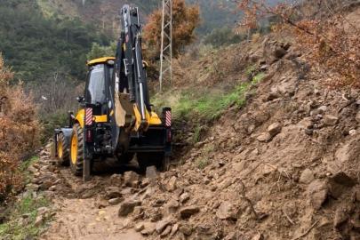 Bozdoğan’da yağış sonrası ekipler sahada