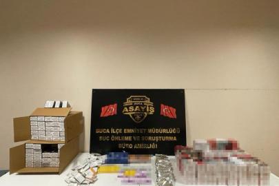 Buca’da uyuşturucu ve kaçakçılık operasyonu: 3 gözaltı