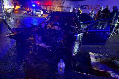 Burdur’da feci kaza: 1 ölü, 7 yaralı