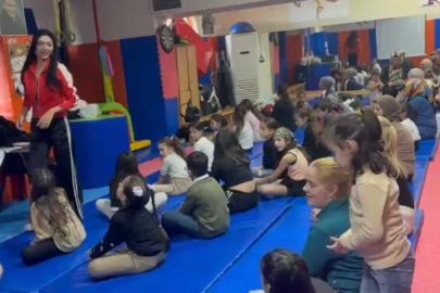 Burhaniye’de anne ve çocukları sporda buluştu