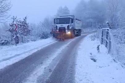 Bursa Büyükşehir’den kar mesaisi