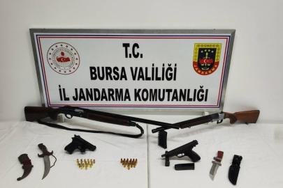 Bursa’da silah operasyonu: 2 gözaltı