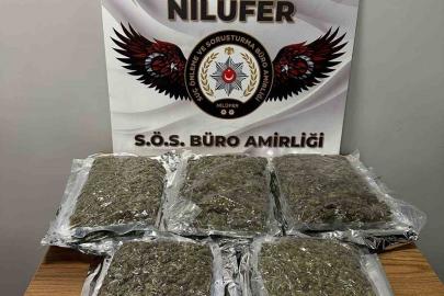 Bursa’da uyuşturucu operasyonu: 3 kilo 562 gram esrar ele geçirildi