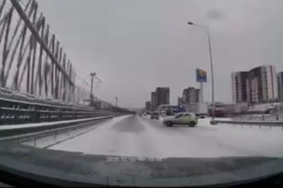 Bursa’da  yoğun kar yağışı kazaları beraberinde getirdi