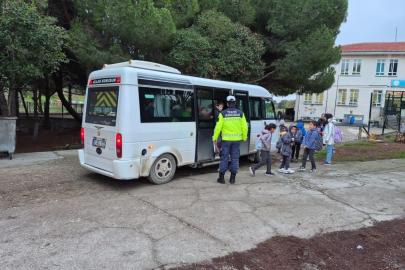 Çanakkale’de okul servislerine denetim