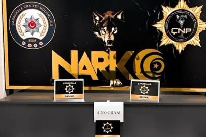 Çanakkale’de piyasa değeri yaklaşık 7 milyon TL değerinden uyuşturucu maddeler ele geçirildi