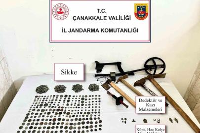 Çanakkale’de tarihi eser kaçakçılığı operasyonu