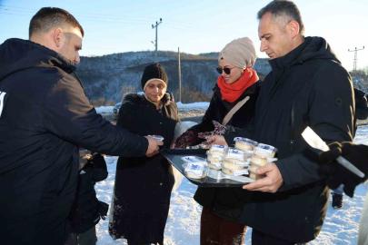 Canik’te gönülleri ısıtan ikram