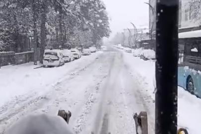 Çermik’te karla mücadele devam ediyor