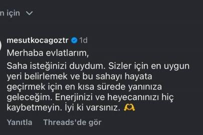 Çocukların videolu halı saha çağrısına Başkan Kocagöz’den yeşil ışık
