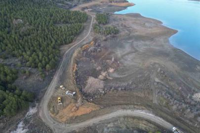 Çomar Barajı’nın çehresi değişmeye devam ediyor