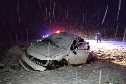 Çorum’da kar yağışı kazayı beraberinde getirdi: 7 yaralı